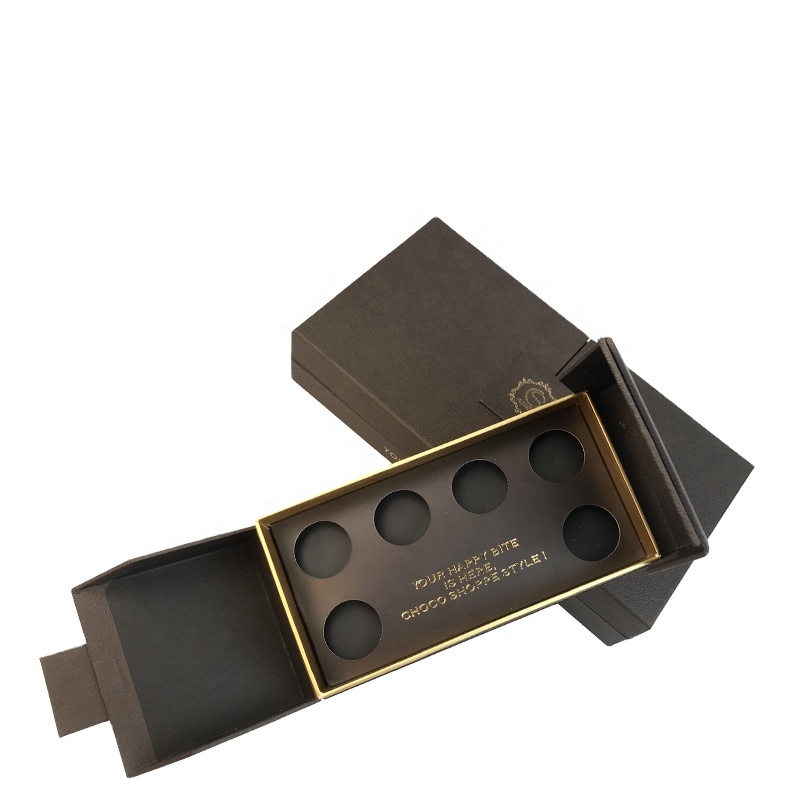 ギフトボックスのための卸売習慣の贅沢な黒いチョコレートのバーボックス包装